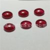 Wholesale red corundum flat flat surface round 3MM~10MM artificial ruby synthetic red corundum RD