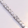  lab-grown diamonds tennis bracelet for women 18k gold Cultivated diamonds tennis bracelet