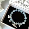 Sanrio Laurel dog bracelet female Instagram niche design new high appearance level boudoir crystal bracelet birthday gift