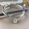 2023 New Mobius ring lotus bracelet girl design bracelet young silver bracelet to send girlfriend's birthday