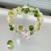 Super fairy butterfly broken bead bracelet female niche design Instagram Senshi fairy sweet colored bead bracelet to send girlfriends
