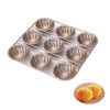 9 Cavity Shell cake baking pan metal Madeline pan Non-stick cake mold Oven Bakeware