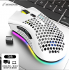 Viper BM600 Bluetooth Wireless Charging Mouse Lightweight Hollow Hole Colorful RGB Glow Game Yama Monkey