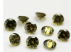 Wuzhou gemstone round colored zircon artificial gemstone cubic zirconia jewelry loose stone