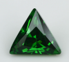 Wuzhou man-made gemstone triangular right-angle colored zircon combined with cubic zirconia