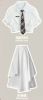 Summer sweet and spicy wind collection white dress niche design Spice Girls advanced long dress slimming two-piece set