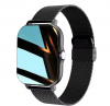2024 CT2 Smartwatch GT4 Sports hour clock Android Fashion Reloj Inteligente stainless steel strap golden square Y13 Smart Watch