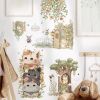 Cartoon cute cat wall ...
