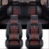 Full Set Universal PVC Leather Car Seat Cover With Car Seat Cushion cover