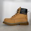 Men steel toe coyote leather made in China work safety boots