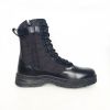 Men injection construction military army tactical black boots