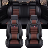 Full Set Universal PVC Leather Car Seat Cover With Car Seat Cushion cover car seat