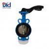 Wholesale manual sanitary flanged butterfly valve cast iron EPDM seat wafer 4" stainless steel manual butterfly valve