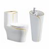 Chinese factory direct sales ceramic water closet wc toilet bowl wall hung basin cheap modern toilet set