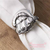 Luxury Santa Metal Christmax Napkin Rings Holder