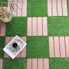 30*30cm Set Synthetic Grass Self-draining  Artificial Grass Tiles