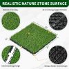 30*30cm Set Synthetic Grass Self-draining  Artificial Grass Tiles