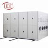 Customized mobile compactor or mobile shelving system for office archive storage made of metal