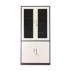 Glass  4 door metal storage cupboard steel file cabinet