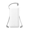 UUTEK RSQ3-A white and black all in one power banks 10000mah with built-in AC wall plug for smartphones