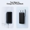 Best selling products 2024 Universal 5 in 1 built-in cable power bank 10000 mAh PD20W super fast charging AC plug power banks