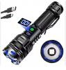 Long Distance Spotlights Wide Beam Floodlights Waterproof Zoomable Rechargeable Super Powerful Torch Light Emergency Flashlights