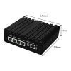 Solid Micro Firewall Appliance Intel N100 Fanless Mini PC 4x i226-V 2.5G N5105 J4125 VPN Soft Router Proxmox pfSense OPNsense