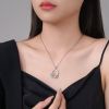 DaDa Women's Romantic New Design Cute Heart Shaped Elephant Pendant Necklace Jewelry Exquisite Classic Fashion Gift Animal Necklace