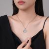 DaDa Fashion Elegant Women's Pendant Necklace Heart Shaped Clavicle Necklace Pendant Custom Fashion Jewelry Valentine's Day Gift