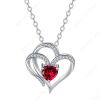 DaDa Wish hot selling love ruby necklace couple necklace is a beautiful symbol of love