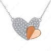 DaDa Popular jewelry, European and American pendants, love necklaces, and couple necklaces are heart-to-heart