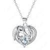 DaDa Hot selling necklace New Lady Necklace Heart Necklace Girl with Horse Exquisite Pendant