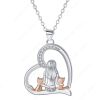 DaDa Popular New Lady Necklace Fashion Personality Love Girl with Cat Pet Necklace