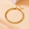 DaDa Fashionable simple and versatile gold-plated stainless steel phoenix chain jewelry metal bracelet