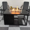 Aluminium Rectangular Fireplace Table Outdoor furniture