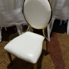 High End Wedding Luxury Metal Hotel Banquet Stainless Steel Dining Chair for Event