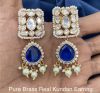 Beautiful Gold Plated Kundan Polki Earrings