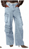 Wild Leg Jeans with Cargo Packets