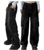 Latest Design Y2K Straight Jeans with cargo Packets