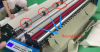 Non-woven fabric cutting machine