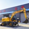 High Quality Chinese Shanzhong 14ton SZL150 Hengte Wheel Excavator for building constructions