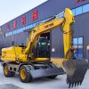 High Quality Chinese Shanzhong 14ton SZL150 Hengte Wheel Excavator for building constructions