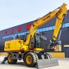 Shanzhong factory supply directly SZL150 13ton 14ton 15ton 0.6cbm Wheeled Excavator hot sale