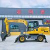 Shanzhong factory supply directly SZL150 13ton 14ton 15ton 0.6cbm Wheeled Excavator hot sale