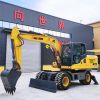 Shanzhong factory supply directly SZL150 13ton 14ton 15ton 0.6cbm Wheeled Excavator hot sale