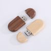 Wooden USB Flash Drive With Wooden boxes For Wedding Gifts Support Custom Logo 