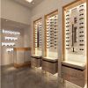 Functional optical shop counter design for optical shop decoration glasses display shop showcase