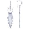 Long Sterling Silver Chandelier Earrings