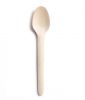 Wooden disposable spoon