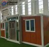 Mobile Foldable  Cabin Tiny Movable Modular Housing Expandable Container House Homes Two Wing prefabricated